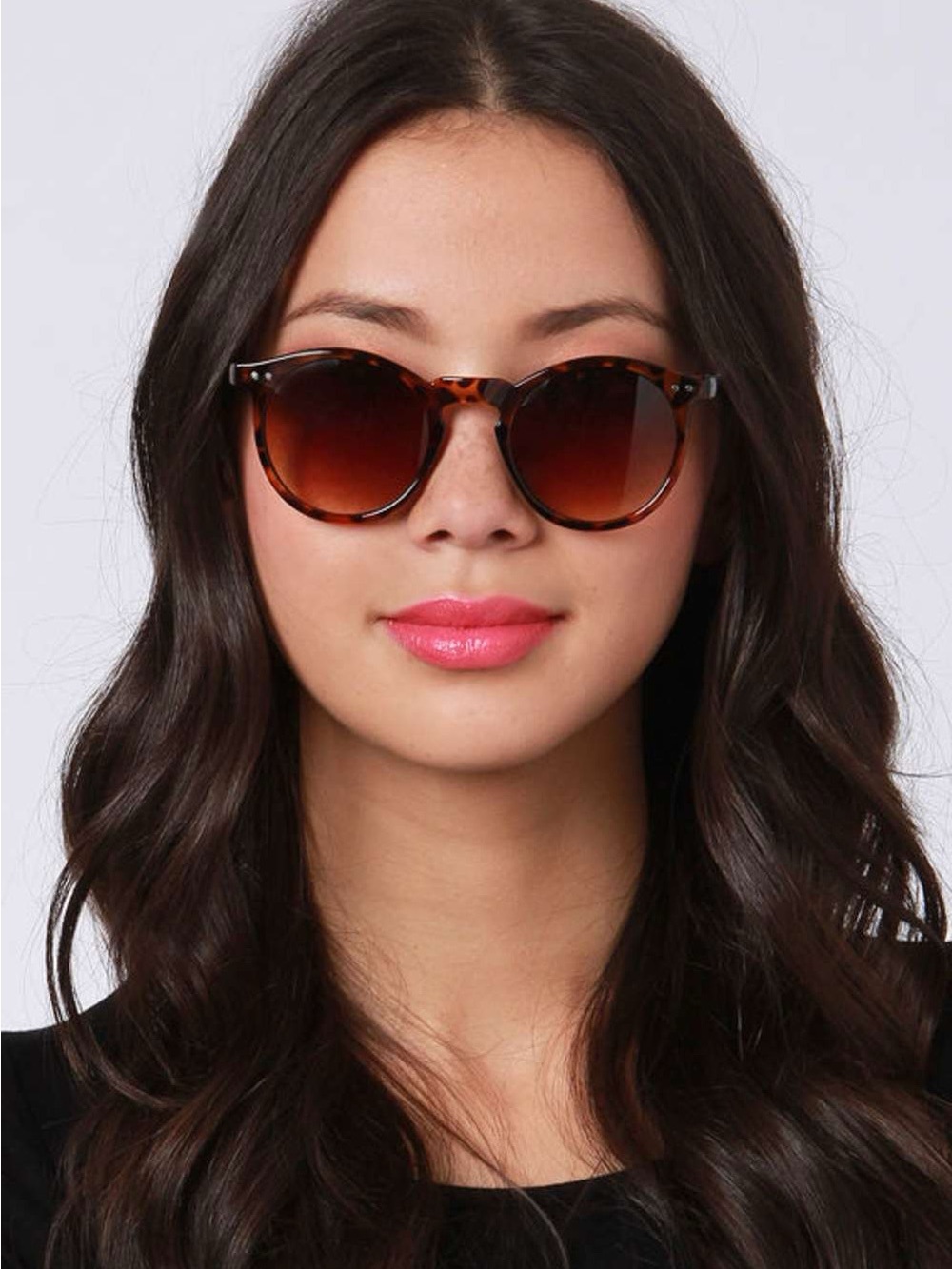 Opie tortoise shell round sunglasses